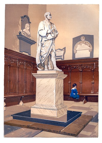 Estatua de Sir Isaac Newton en la capilla del Trinity College, Cambridge de Unbekannt