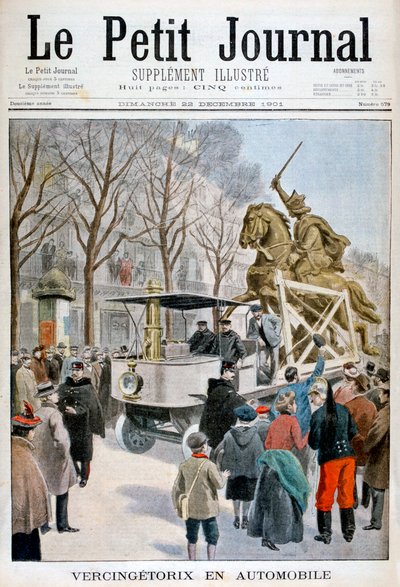 Estatua de Vercingétorix en tránsito, Francia, 1901 de Unbekannt