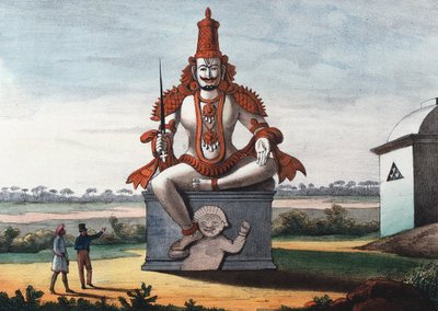 Estatua de un genio maligno hindú de Unbekannt