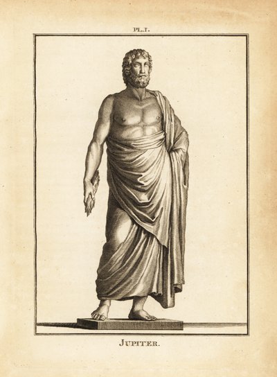 Estatua del dios romano Júpiter de Unbekannt