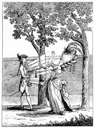 Botones de acero, Coup de Bouton, 1777 de Unbekannt