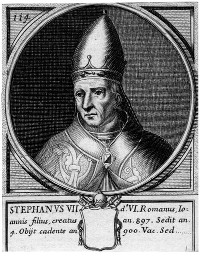 Esteban VII, Papa de la Iglesia Católica de Unbekannt