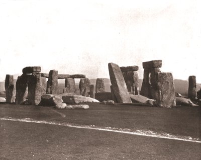 Stonehenge, Llanura de Salisbury, Wiltshire, 1894 de Unbekannt