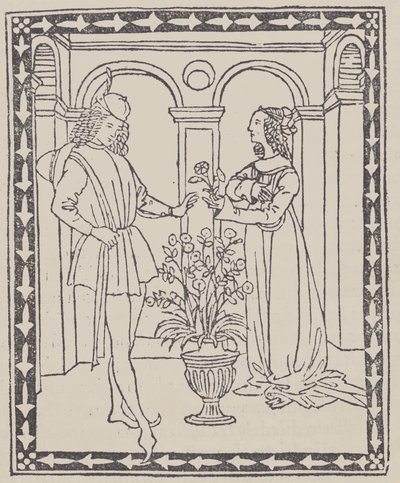 Storia di due amanti, ca. 1495-1500 de Unbekannt
