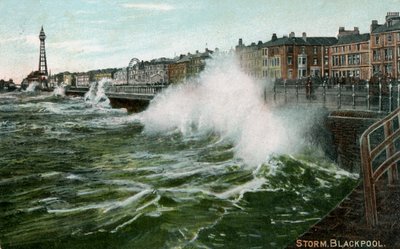 Tormenta, Blackpool, Lancashire, c1905 de Unbekannt