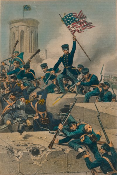 Asalto a Chapultepec, 1877 de Unbekannt
