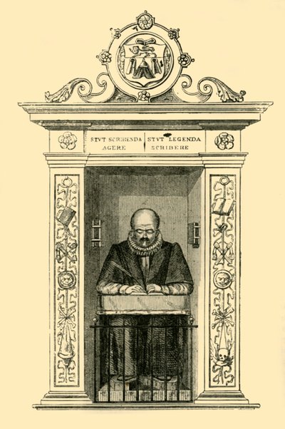 Monumento de Stow en St. Andrew Undershaft, c1872 de Unbekannt