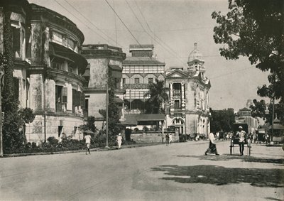 Strand Road, Rangún. - Oficina de Correos, Banco Imperial de India. Aduana a lo lejos, 1900 de Unbekannt