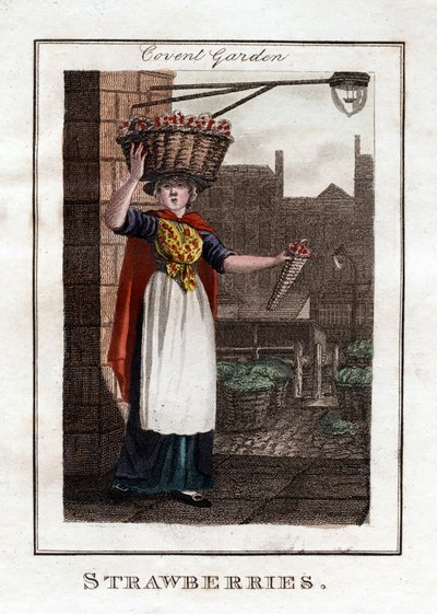 Fresas, Covent Garden, Londres, 1805 de Unbekannt