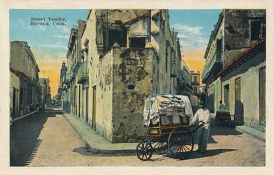 Vendedor ambulante, La Habana, Cuba, 1938 de Unbekannt