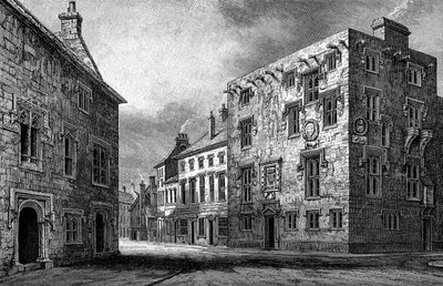 Calle en Galway, mostrando la casa de Thomas Lynch, 1893 de Unbekannt