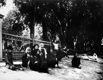 Escena de calle, Saigón, 1900 de Unbekannt