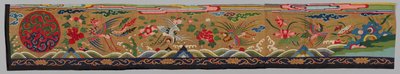 Franja de tapicería de seda Ko Ssu, 1700s-1800s de Unbekannt