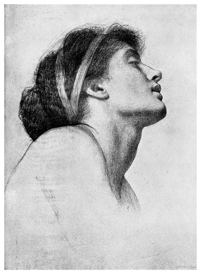 Estudio para Paolo y Francesca, 1895 de Unbekannt