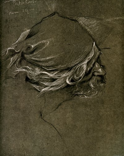 Estudio para La sirena del mar, por Herbert J Draper de Unbekannt