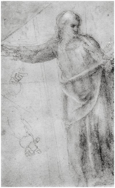Estudio para una figura de Cristo, c. 1555 de Unbekannt