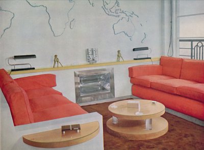 Estudio en la casa de Lord Louis Mountbatten en Londres, 1938 de Unbekannt