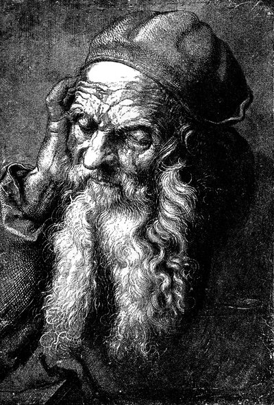 Estudio de un anciano, finales del siglo XV - principios del siglo XVI de Unbekannt