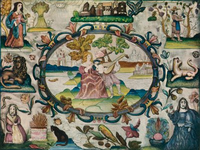 Imagen de Trabajo en Tocon, Período Jacobeo, c. 1615 de Unbekannt