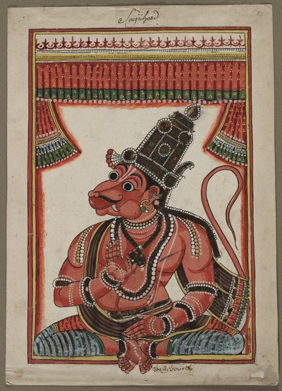 Sugriva, el Rey Mono, 1760-1770 de Unbekannt