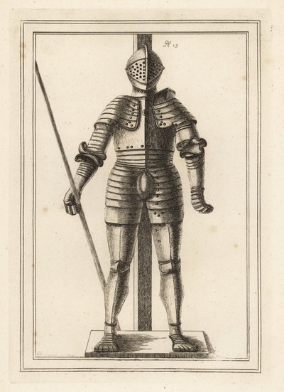 Traje de armadura hecho para el rey Enrique VIII a los 18 años en la Torre de Londres de Unbekannt