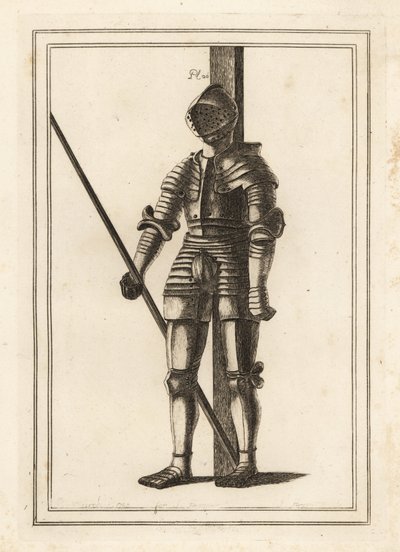 Traje de armadura hecho para el rey Enrique VIII a los 18 años en la Torre de Londres de Unbekannt