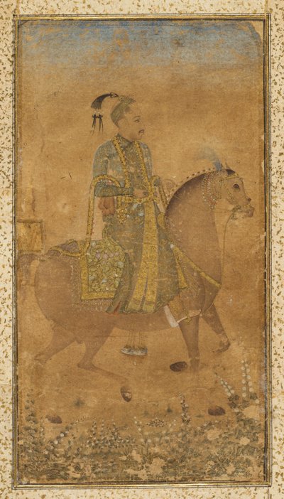 Sultán Abdullah Qutb Shah a caballo de Unbekannt
