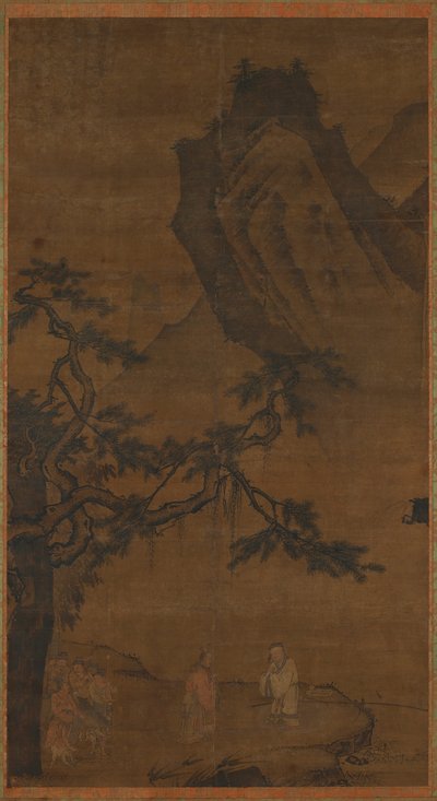 Invocando al sabio en el río Wei, siglo XVI de Unbekannt
