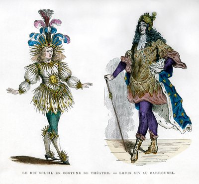 Traje de teatro del Rey Sol, y el Rey Luis XIV de Francia, 1882-1884 de Unbekannt
