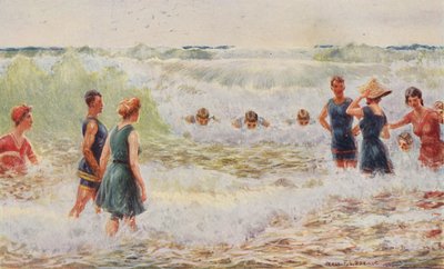 Baño en las olas, 1923 de Unbekannt