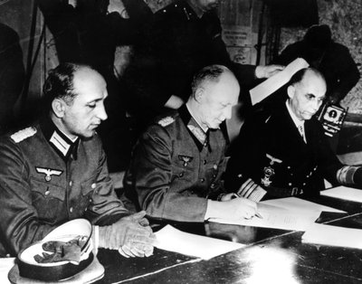 Rendición de la Alemania Nazi, Reims, Francia, 7 de mayo de 1945 de Unbekannt
