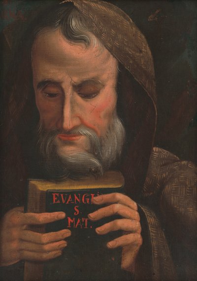 Santo con evangelio de Unbekannt