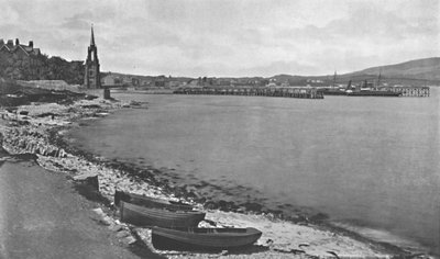 Bahía y muelle de Swanage, c. 1910 de Unbekannt