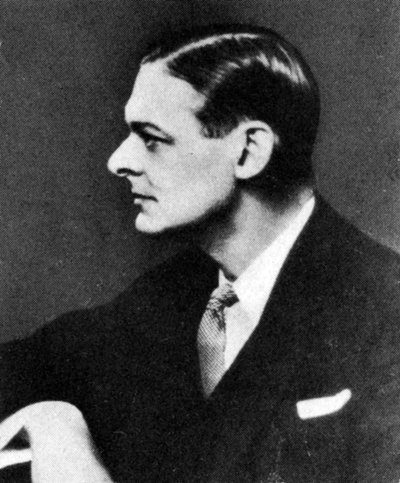 TS Eliot, poeta, dramaturgo y crítico británico de origen estadounidense de Unbekannt
