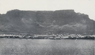 Montaña de la Mesa y Ciudad del Cabo, 1924 de Unbekannt