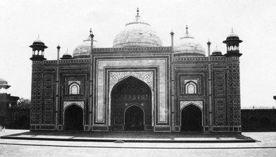 Mezquita o masjid del Taj Mahal, Agra, India, 1916-1917 de Unbekannt