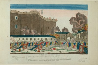 Toma de la Bastilla el 14 de julio de 1789, 1789 de Unbekannt