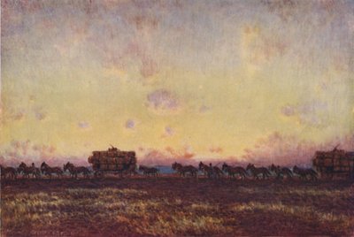 Llevando la lana al mercado, 1923 de Unbekannt