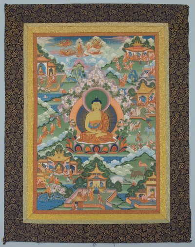Tangka con Buda de Unbekannt