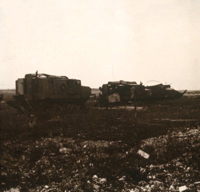 Tanques, Juvincourt, norte de Francia de Unbekannt