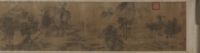 El regreso a casa de Tao Yuanming, 1300s de Unbekannt