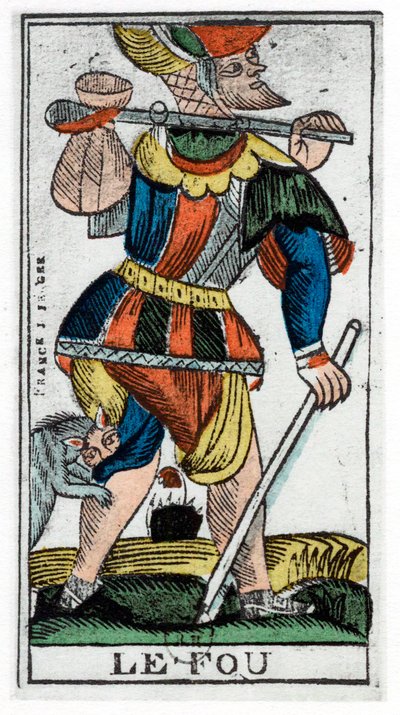 Carta del tarot del Loco, Tarot de Jergot, siglo XVII de Unbekannt