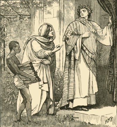 Tarquinius y la Sibila, 1890 de Unbekannt