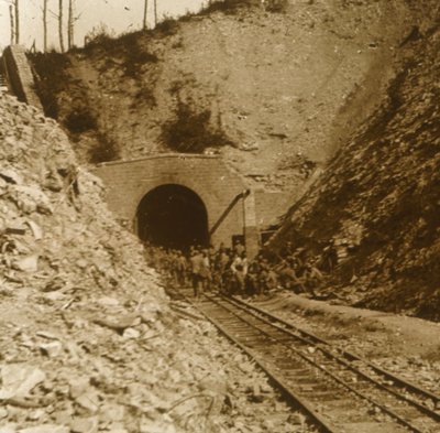 Túnel de Tavannes, Verdún, norte de Francia, c. 1914-c. 1918 de Unbekannt