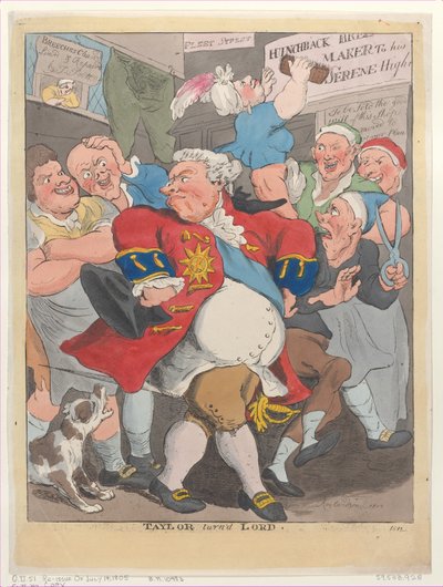 Taylor convertido en Lord, 1812 de Unbekannt