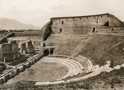 Teatro trágico, Pompeya, Italia, c1900s de Unbekannt