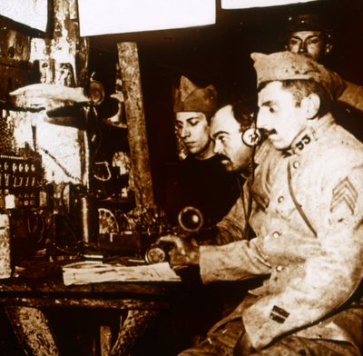 Telefonista, c. 1914-1918 de Unbekannt