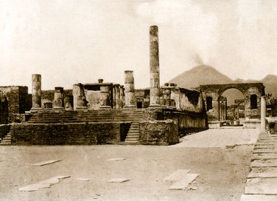 Templo de Júpiter, Pompeya, Italia, c1900s de Unbekannt