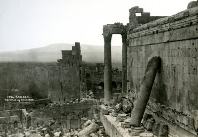 Templo de Baco, Baalbek, Líbano de Unbekannt