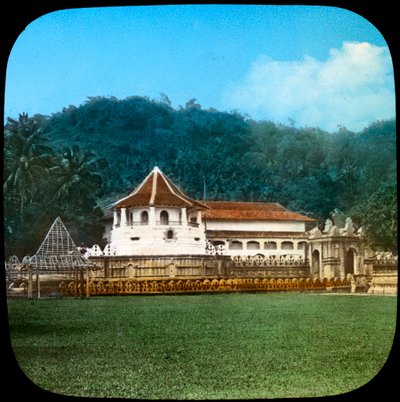 Templo del Diente Sagrado, Kandy, Ceilán, finales del siglo XIX o principios del siglo XX de Unbekannt